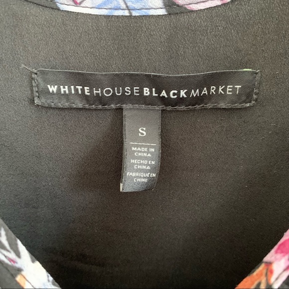 WHBM Midnight Vines Dress - Picture 9 of 12